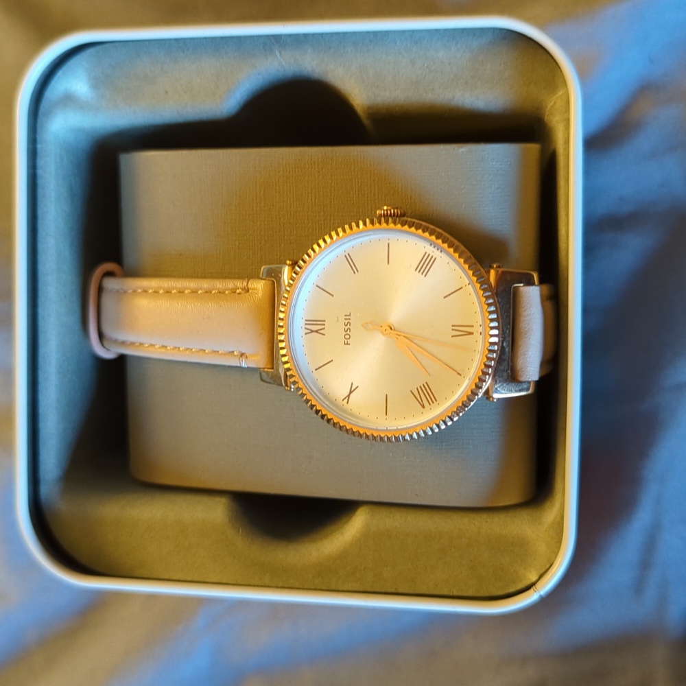 Fossil Watch Pink & Rose Gold